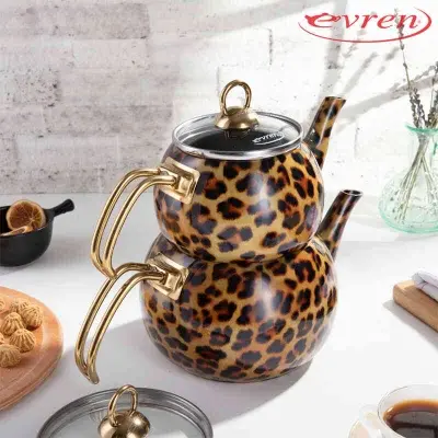 Leopard Teapot Set