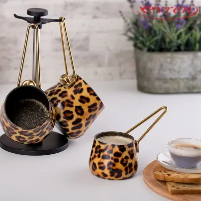 Leopard Coffee Pot