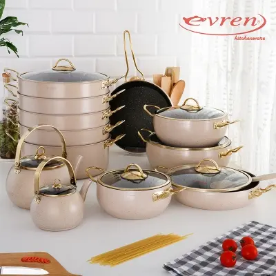 Beige 19 Pcs Set