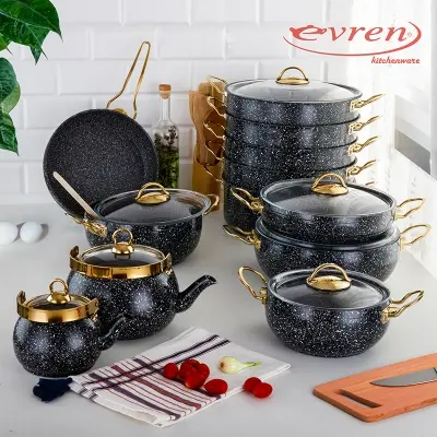 Black Stone 19 Pcs Set