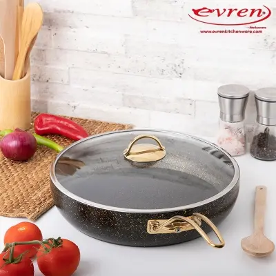 Belly Frypan With Cover