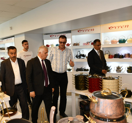 Governor Aziz Yıldırım Visited Evren Kitchenware Company